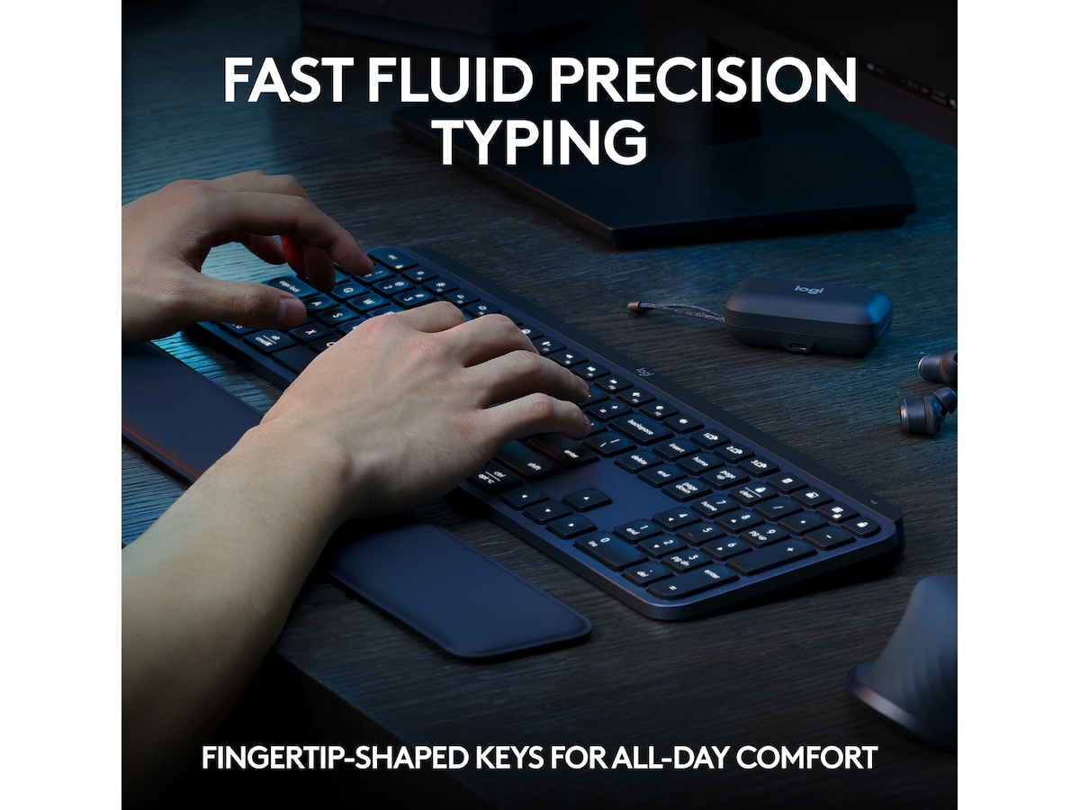 Logitech MX Keys S Trådlöst Tangentbord (graphite) Tangentbord