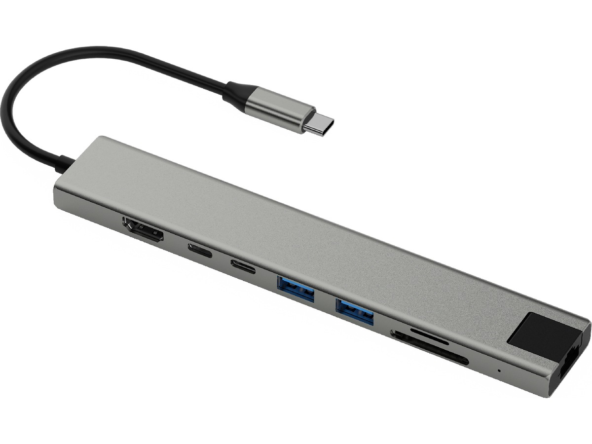 Andersson USB-C Hub (grå) Dockningsstation och USB-hub