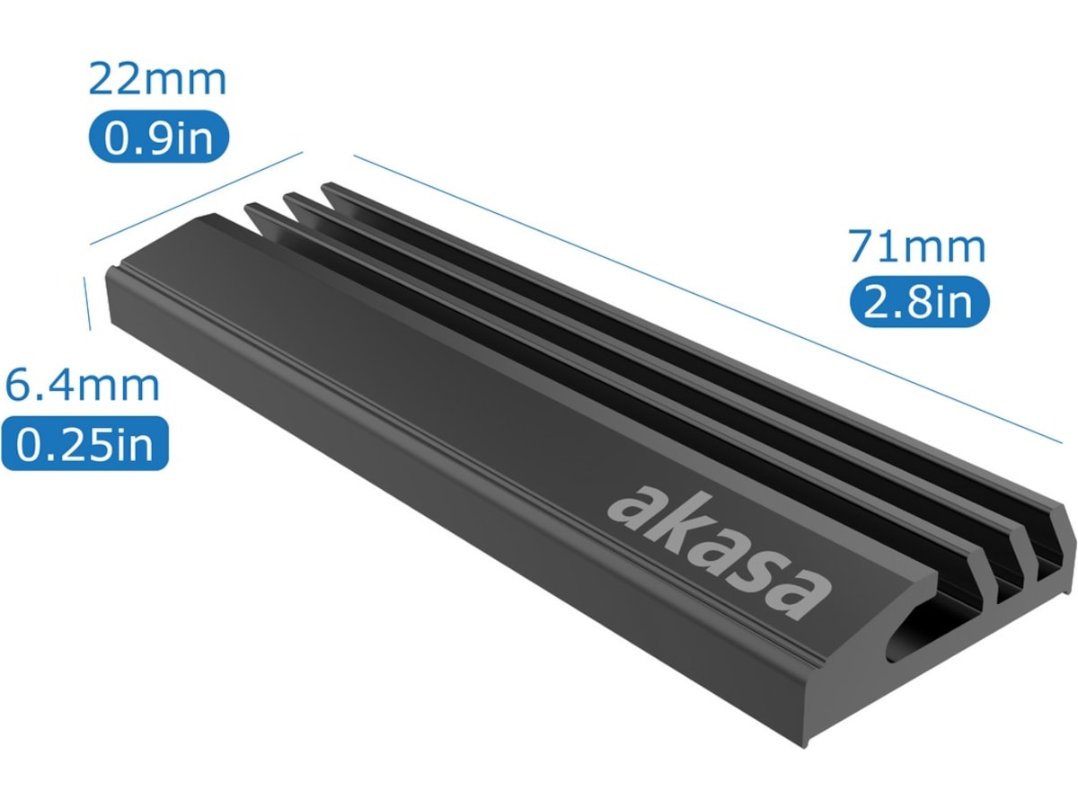 Akasa M.2 SSD Heatsink Tillbehör
