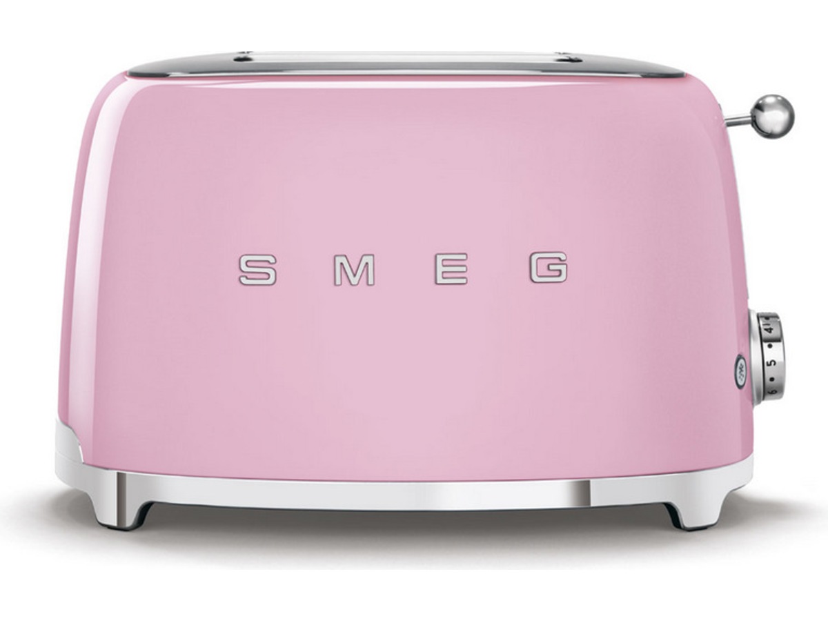 Smeg TSF01PKEU Brödrost för 2 skivor (rosa) Brödrostar