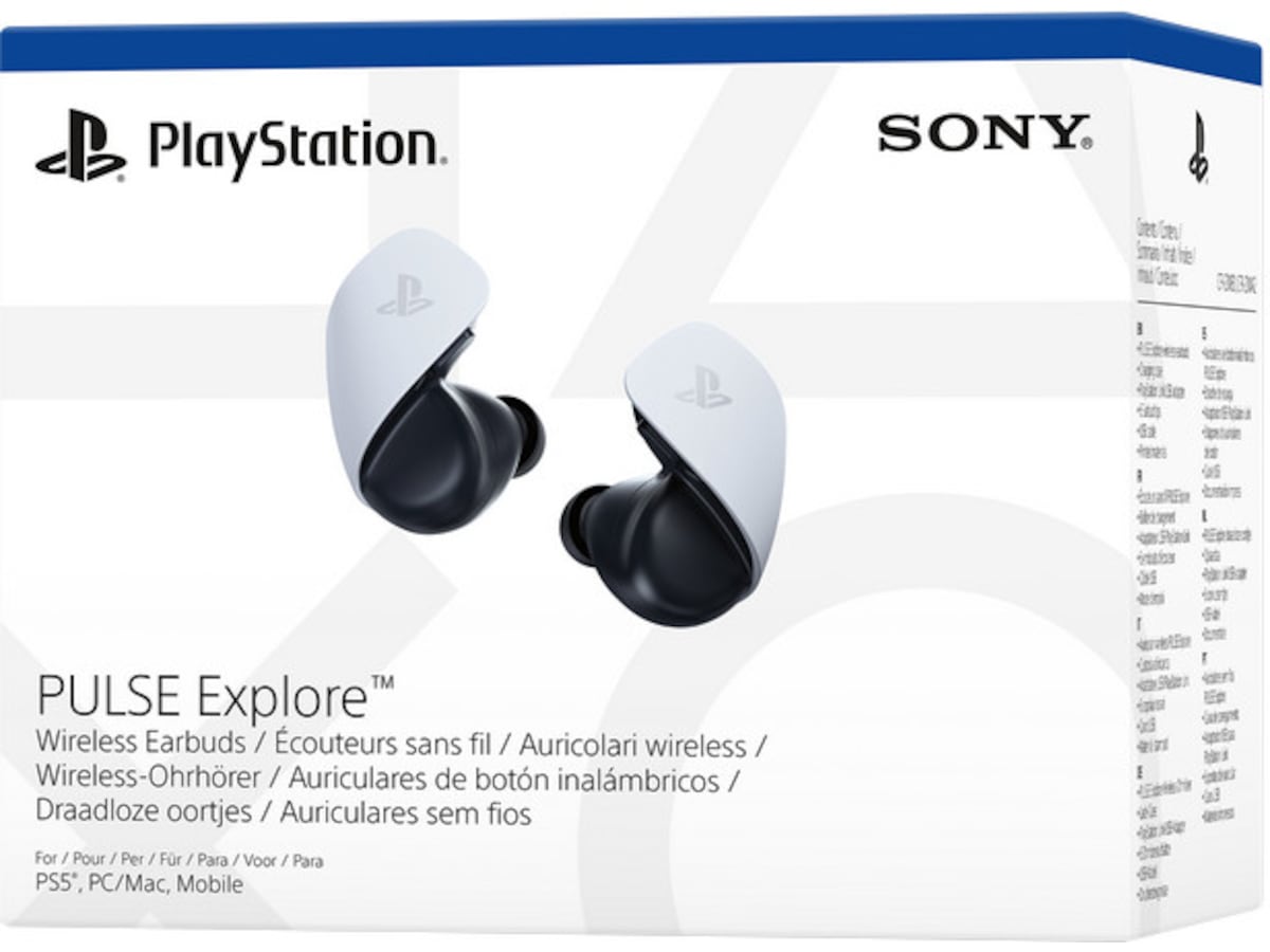 PlayStation Pulse Explore trådlösa hörlurar (vit) Gamingheadset