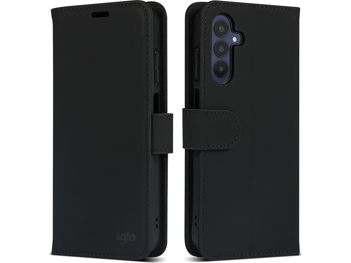 iiglo Samsung Galaxy A25 Plånboksfodral (svart) Skydd
