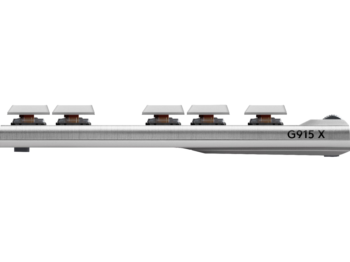 Logitech G915 X Lightspeed TKL Trådlös Gamingtangentbord (vit) Gamingtangentbord