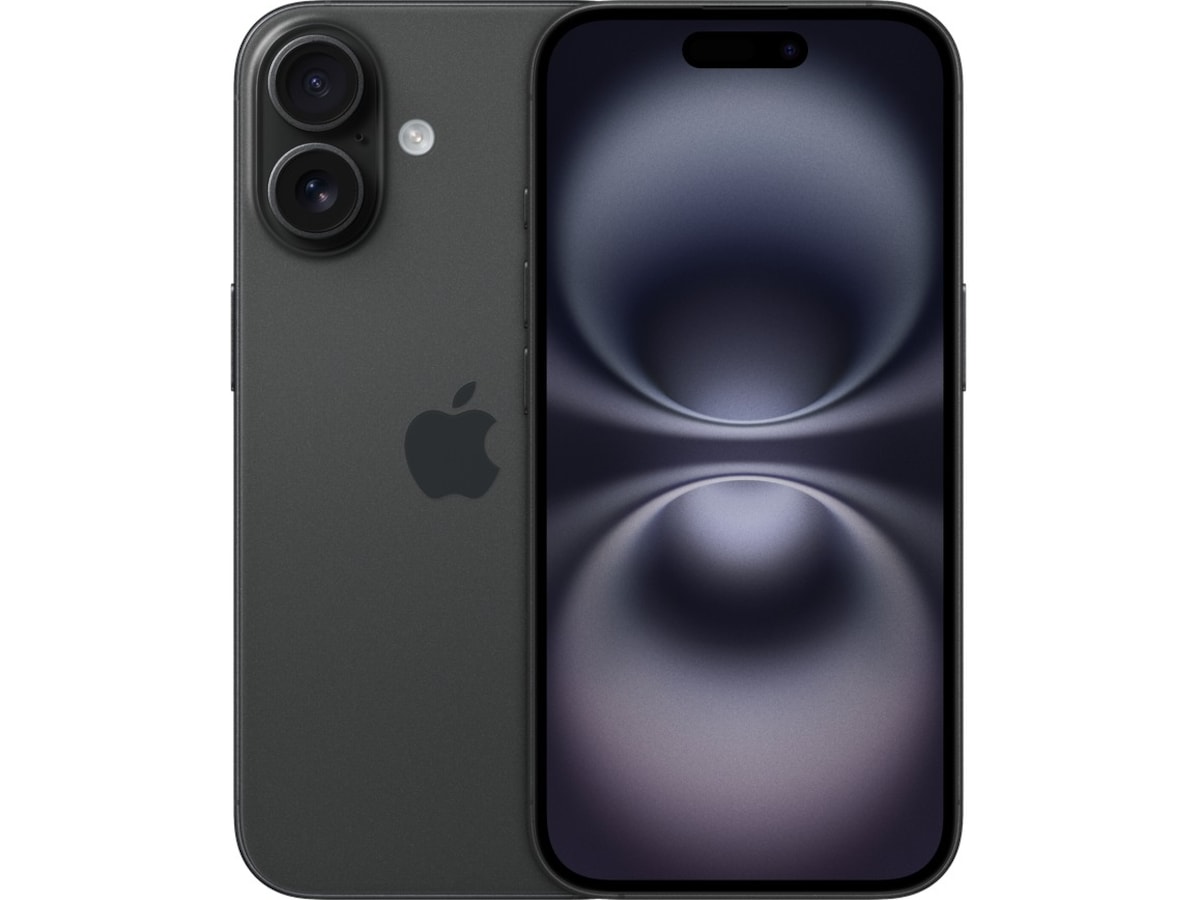 iPhone 16 128GB  (svart) Mobiltelefoner
