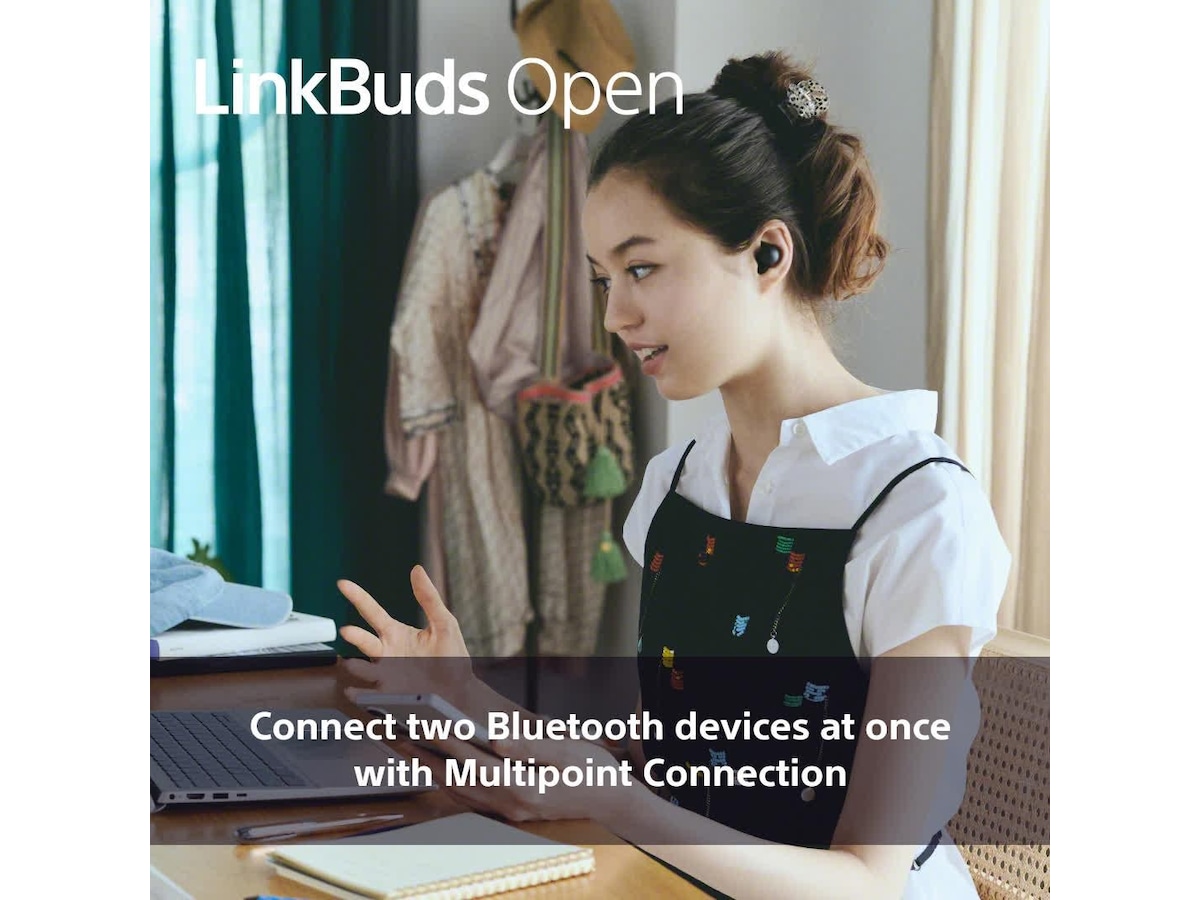 Sony Linkbuds Open True Wireless öronproppar (svart) In-ear hörlurar