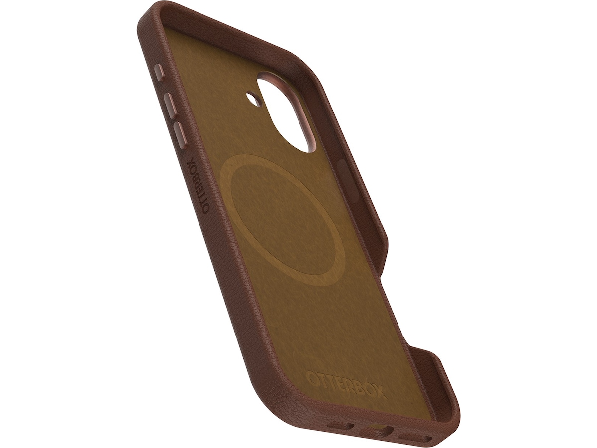 OtterBox iPhone 16 Plus Symmetry Cactus Läderfodral (brun) Skydd