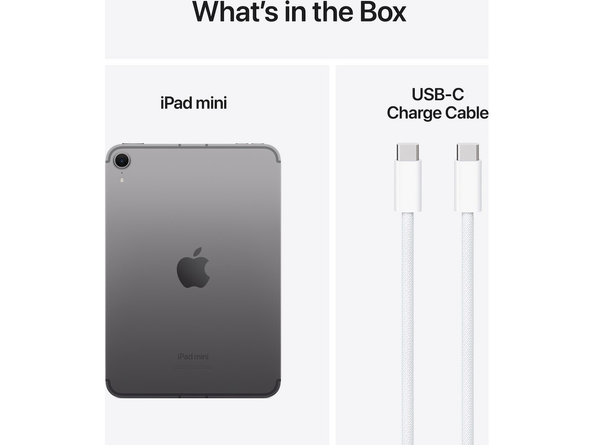 iPad mini (2024) 128GB 5G (rymdgrå) Surfplattor