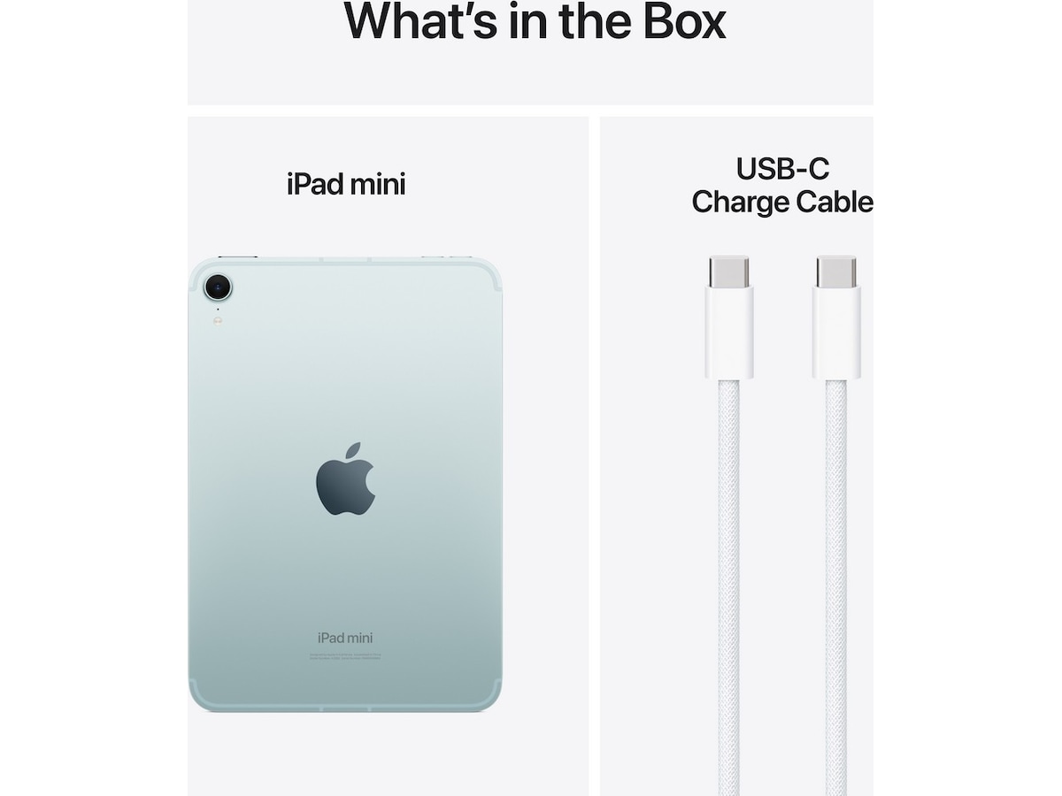 iPad mini (2024) 256GB 5G (blå) Surfplattor