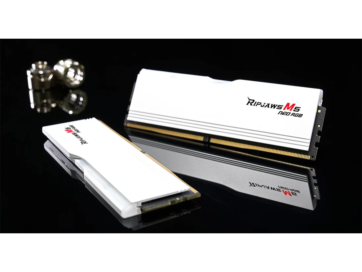 G.Skill Ripjaws M5 NEO 6000MHz DDR5 64GB RGB (vit) Minne