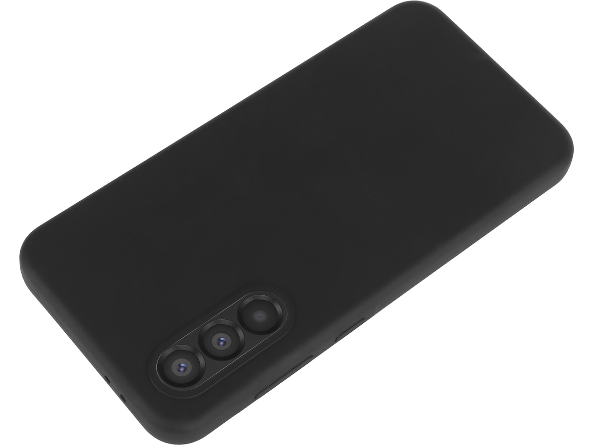 iiglo Galaxy A56 Silikonskal (svart) Skydd