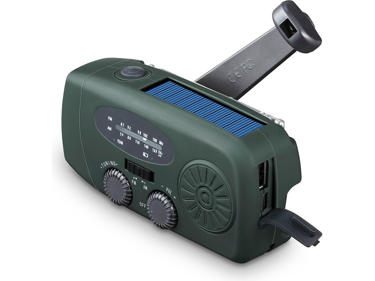 Andersson EYF-C2000 FM/AM vevradio med solcellspanel Radio & musikspelare