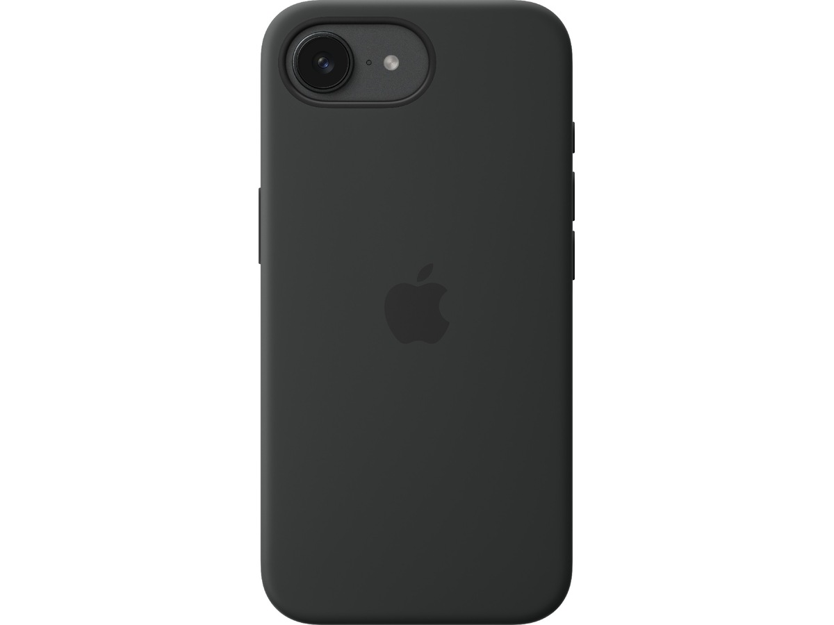 iPhone 16e Silikonskal (svart) Skydd