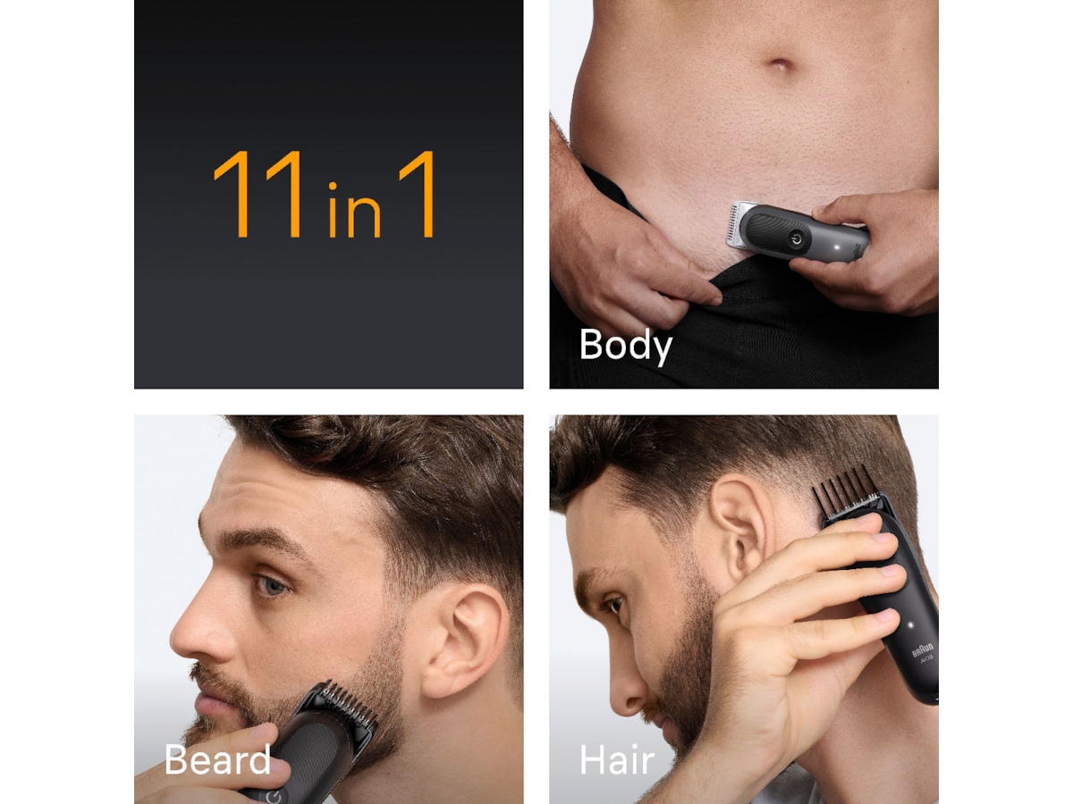 Braun Series 5 All-in-One grooming-set (grå) Hårtrimmer