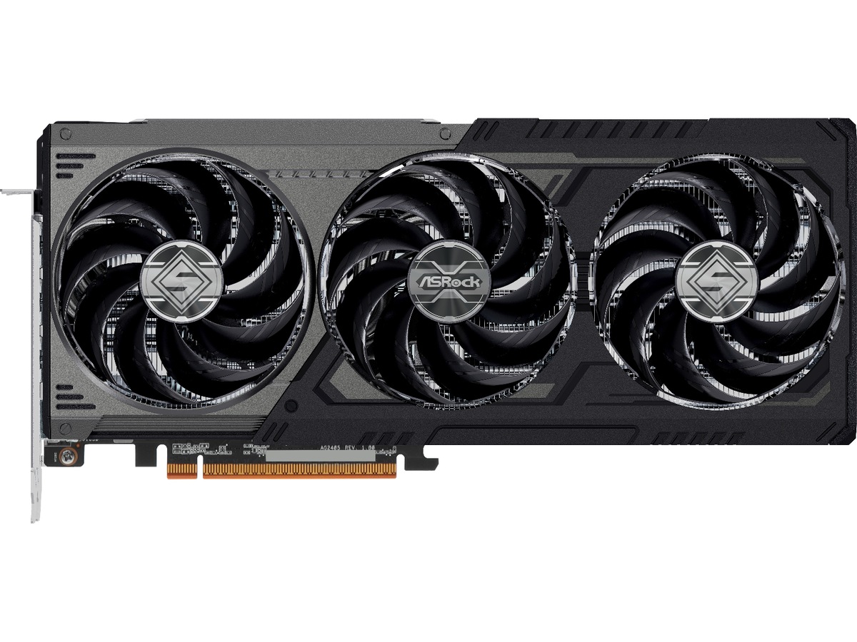 ASRock AMD Radeon RX 9070 XT Steel Legend Dark Grafikkort