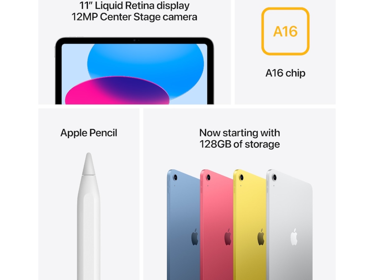 iPad 11" (2025) 128GB WiFi (rosa) Surfplattor