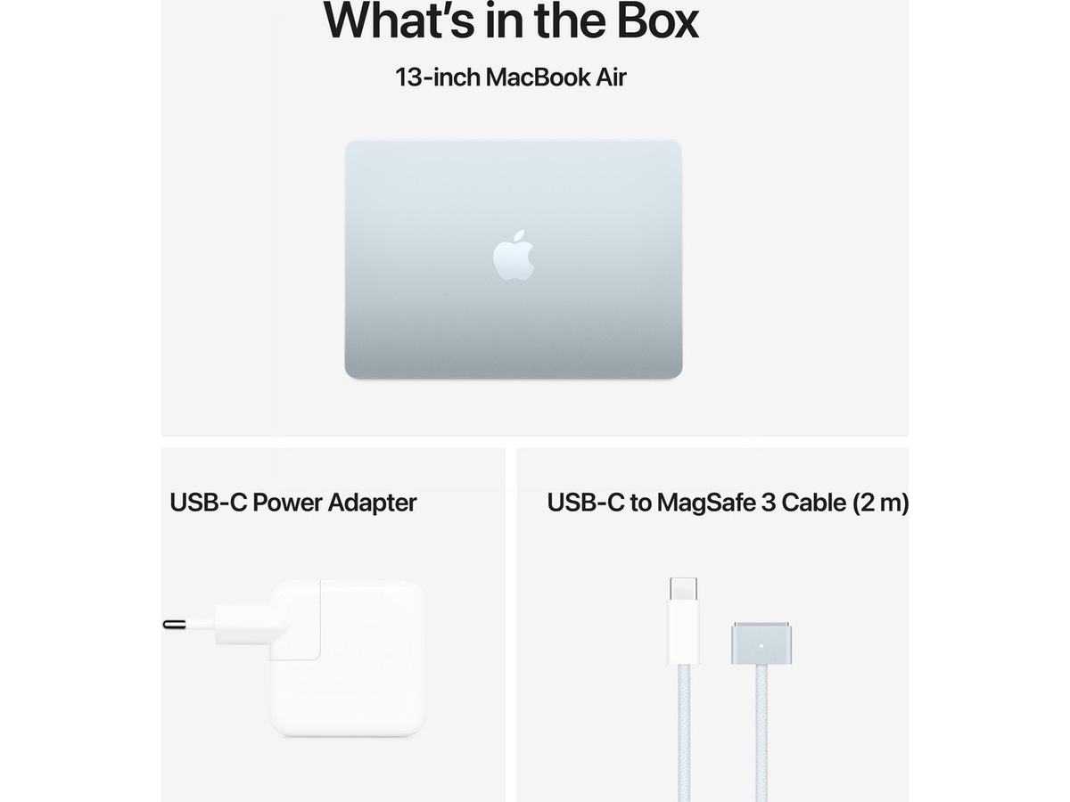 MacBook Air 13" (2025) 512GB (himmelsblå) Datorer - Bärbara / laptop