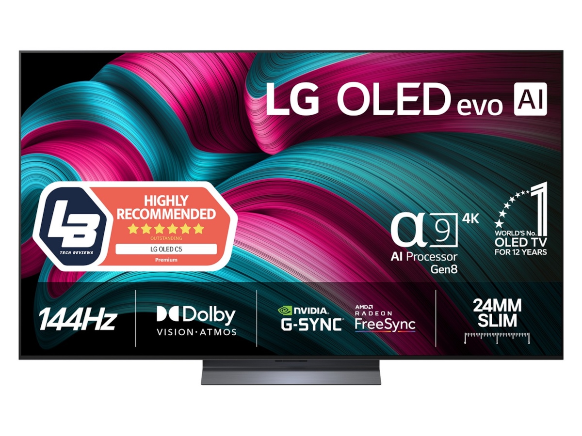 LG 65" C5 AI 4K OLED Smart TV (2025) 60 - 69 tums TV