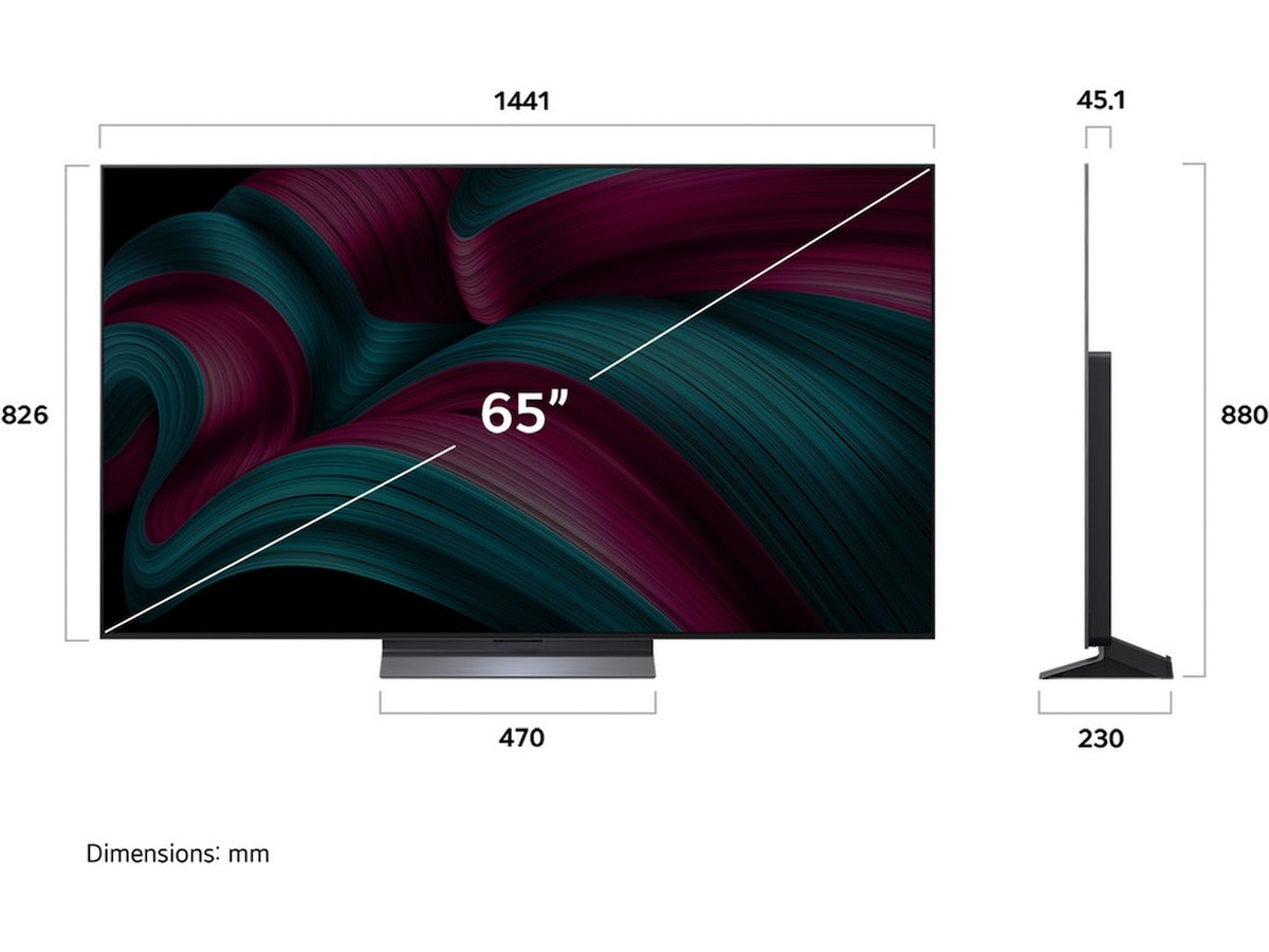 LG 65" C5 AI 4K OLED Smart TV (2025) 60 - 69 tums TV
