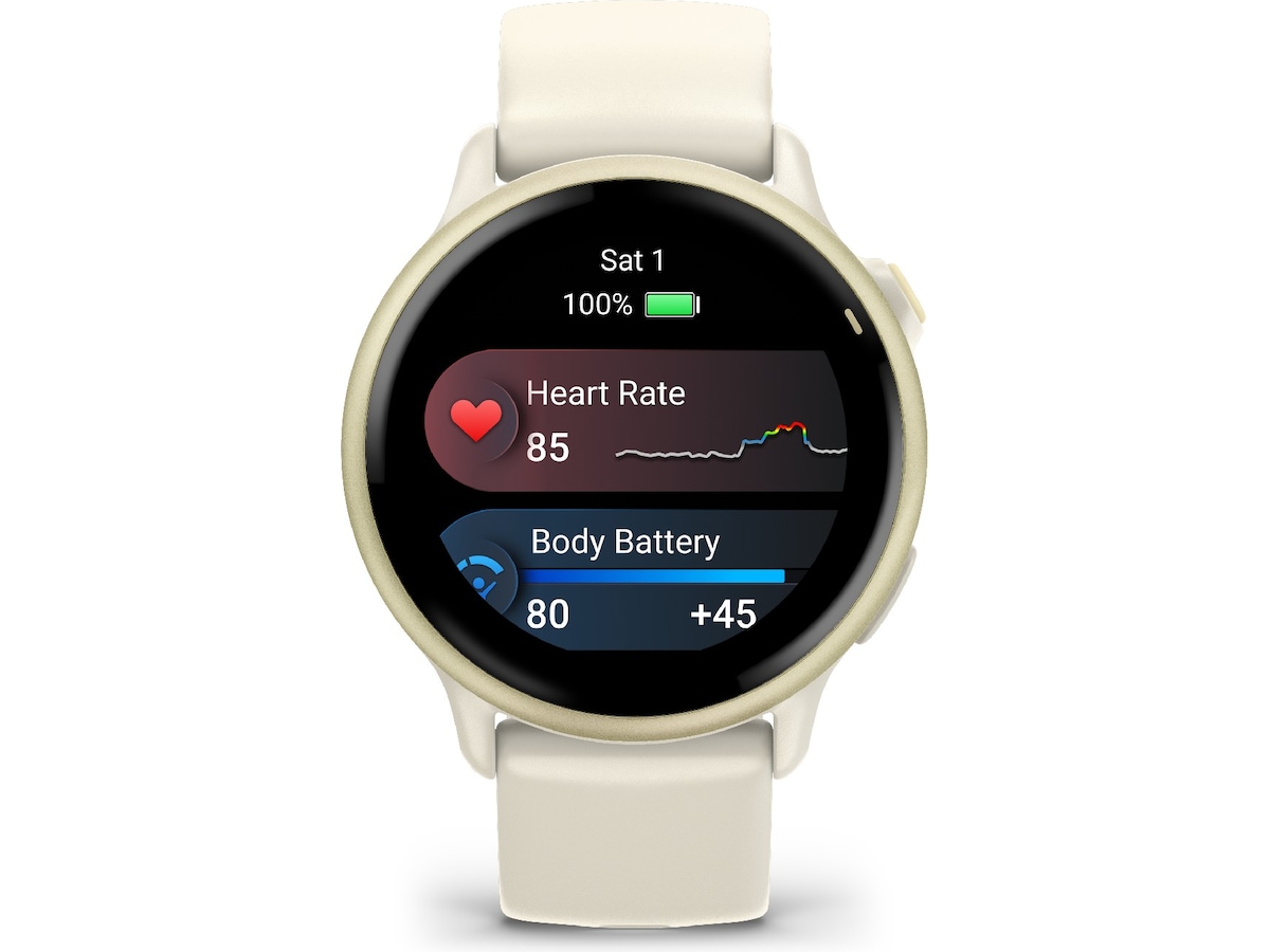 Garmin Vivoactive 6 AMOLED 42mm GPS (bone/lunar gold) Smartwatches