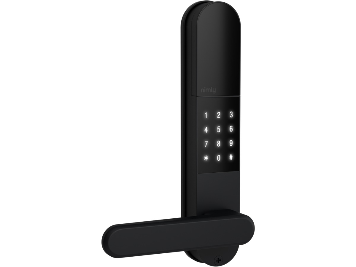 nimly Touch Pro smart lås (svart) Elektroniskt dörrlås