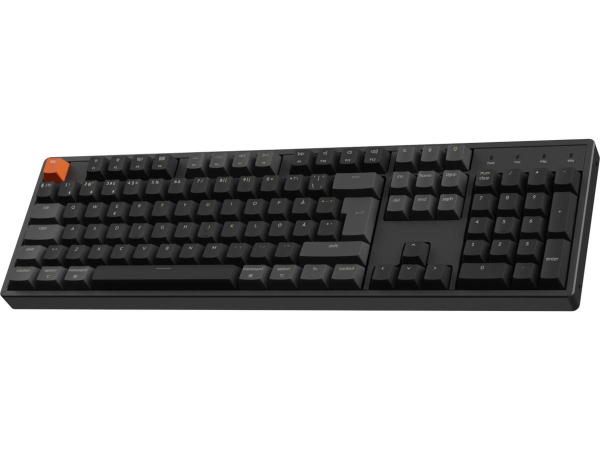 Keychron K10 V2 RGB Hot Swap QMK Aluminium Super Red trådlöst ...