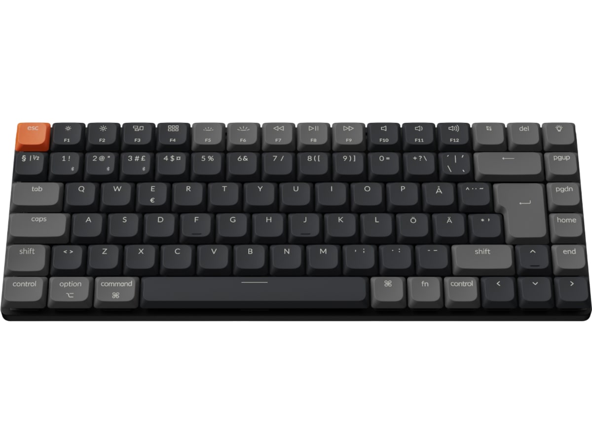 Keychron K3 V3 RGB Aluminium QMK Low Profile 2.0 Super Brown trådlös tangentbord Gamingtangentbord