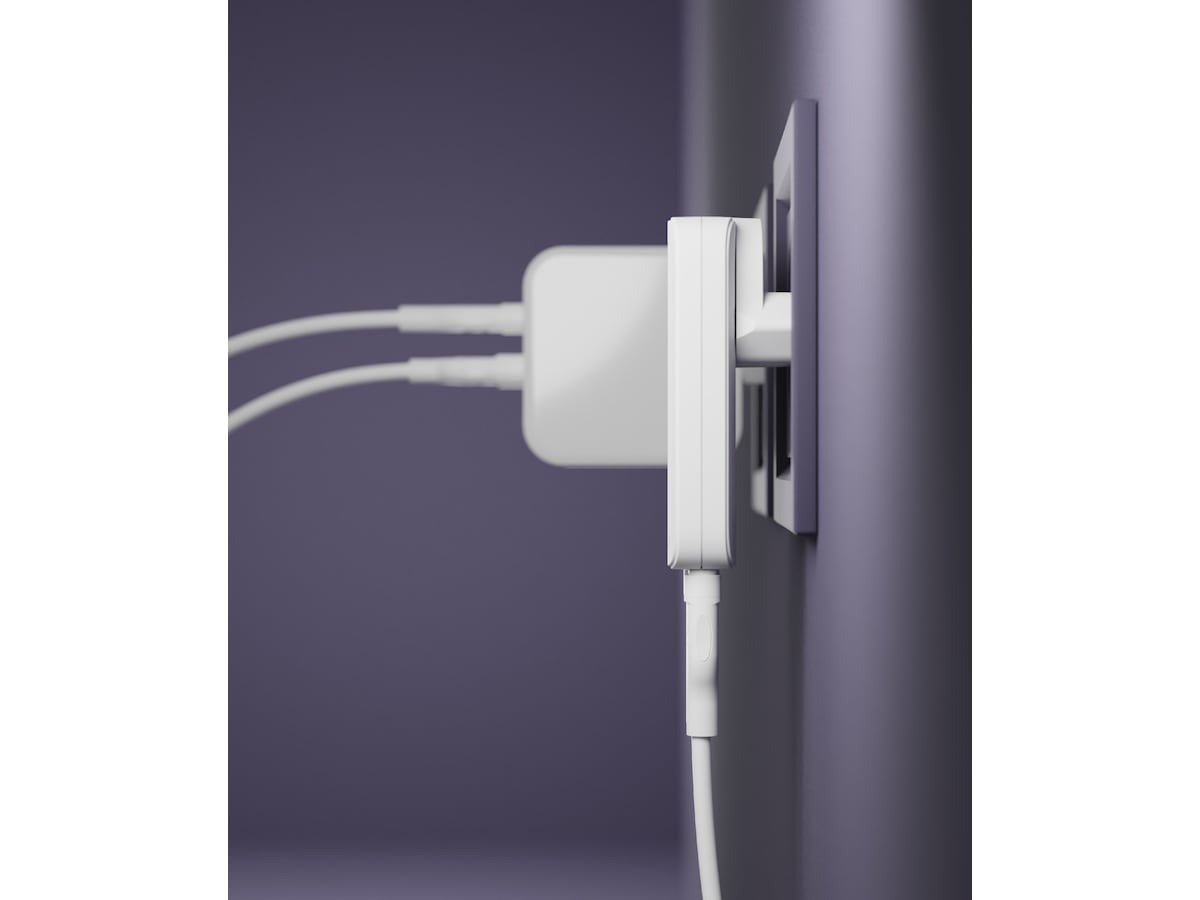 dbramante1928 re-charge Pro EU/US Slim Väggladdare (vit) Mobilladdare