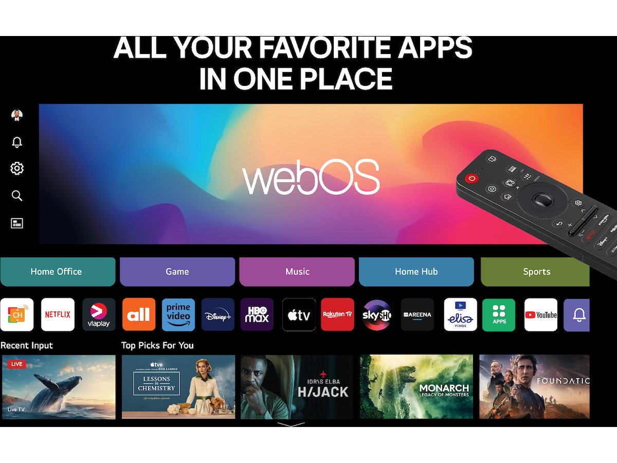 LG 86'' QNED85 evo AI MiniLED 4k Smart TV (2025) Över 80 tums TV