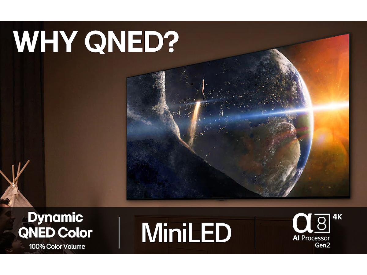 LG 86'' QNED85 evo AI MiniLED 4k Smart TV (2025) Över 80 tums TV