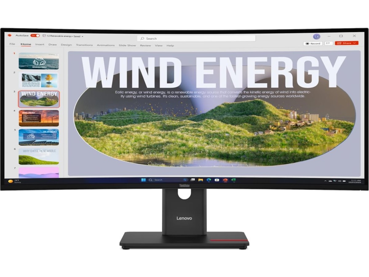Lenovo 34" skärm ThinkVision T34WD-40 Datorskärm