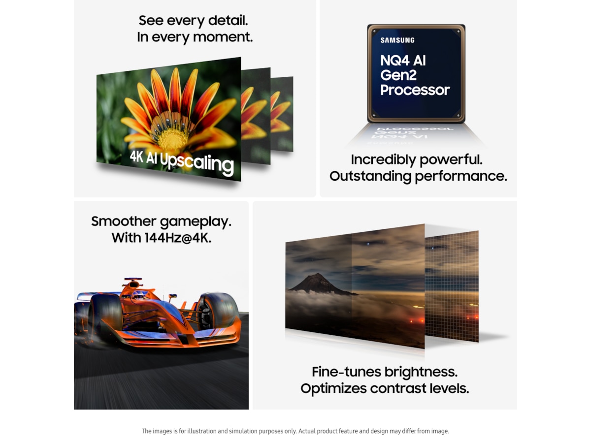 Samsung 75" QN73F Neo QLED 4K Mini LED Smart TV (2025) 70 - 79 tums TV