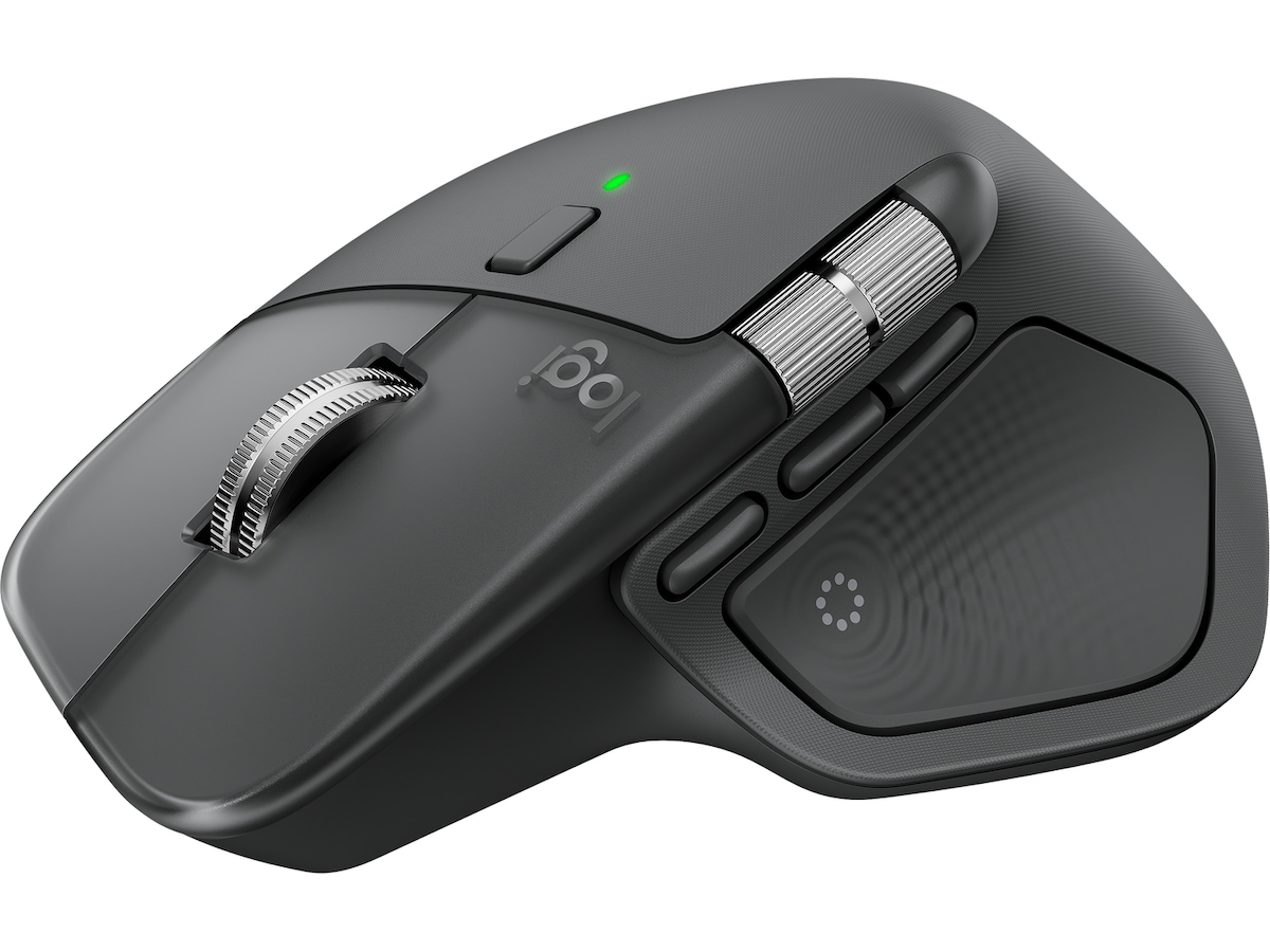 Logitech MX Master 4 Trådlös Ergonomisk Mus (grafitgrå) Mus