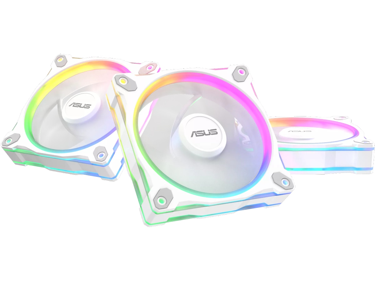 Asus Prime MR120 ARGB Fläkt 3pk (vit) Fläkt