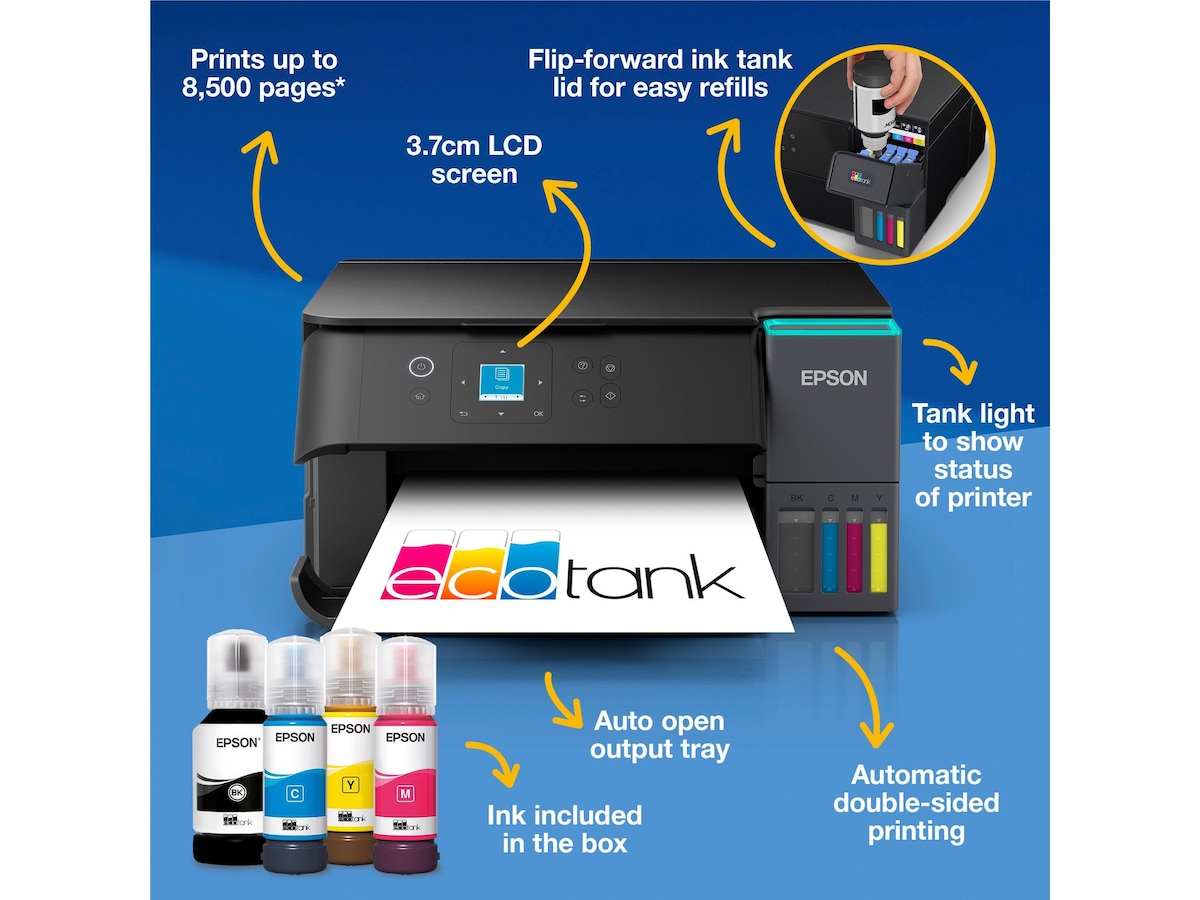 Epson EcoTank ET-2950 bläckstråleskrivare Skrivare