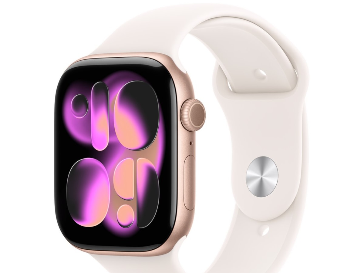 Apple Watch Series 11 GPS + LTE 46mm Aluminium (roséguld) Smartwatches