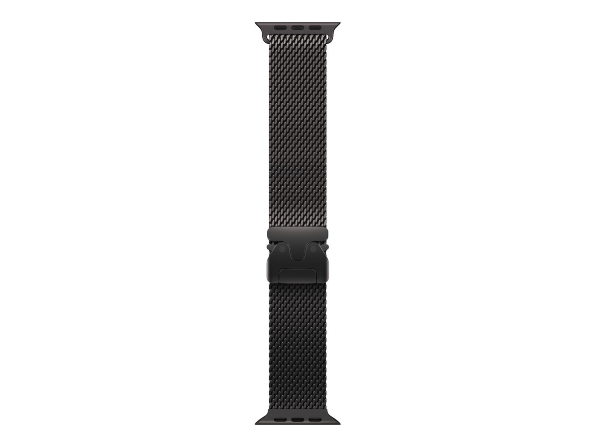 Apple Watch 49mm Milanese Loop (black titanium) Armband