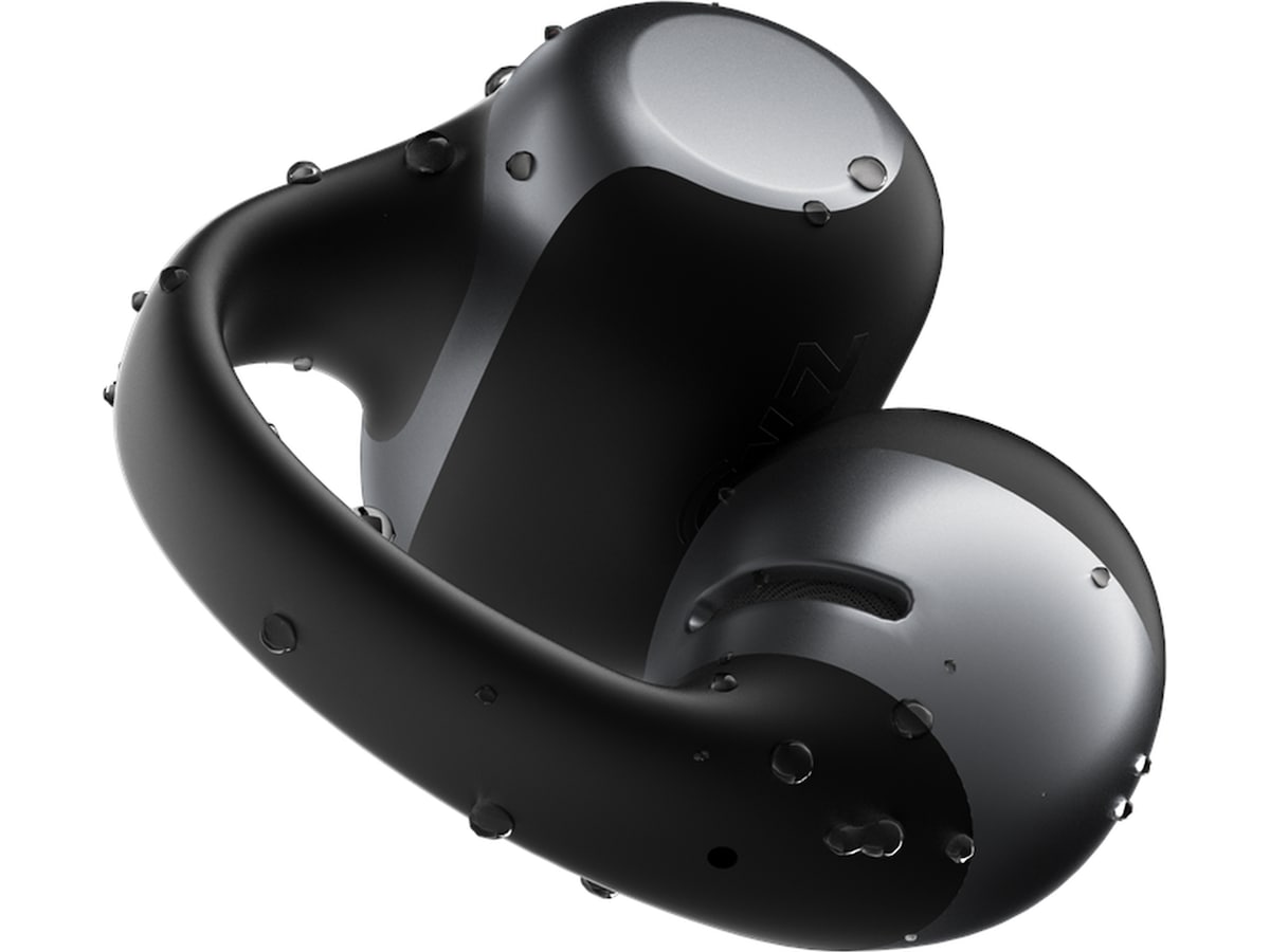 SHOKZ OpenDots Trådlösa öppna hörlurar, half In-Ear (svart) In-ear hörlurar