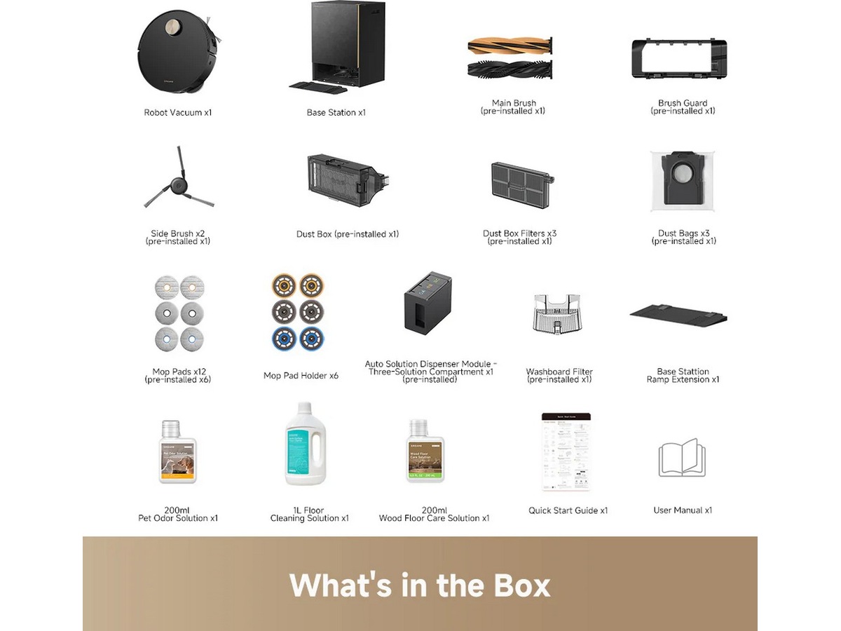 Dreame matrix 10 Ultra Robotdammsugare (svart) Robotdammsugare