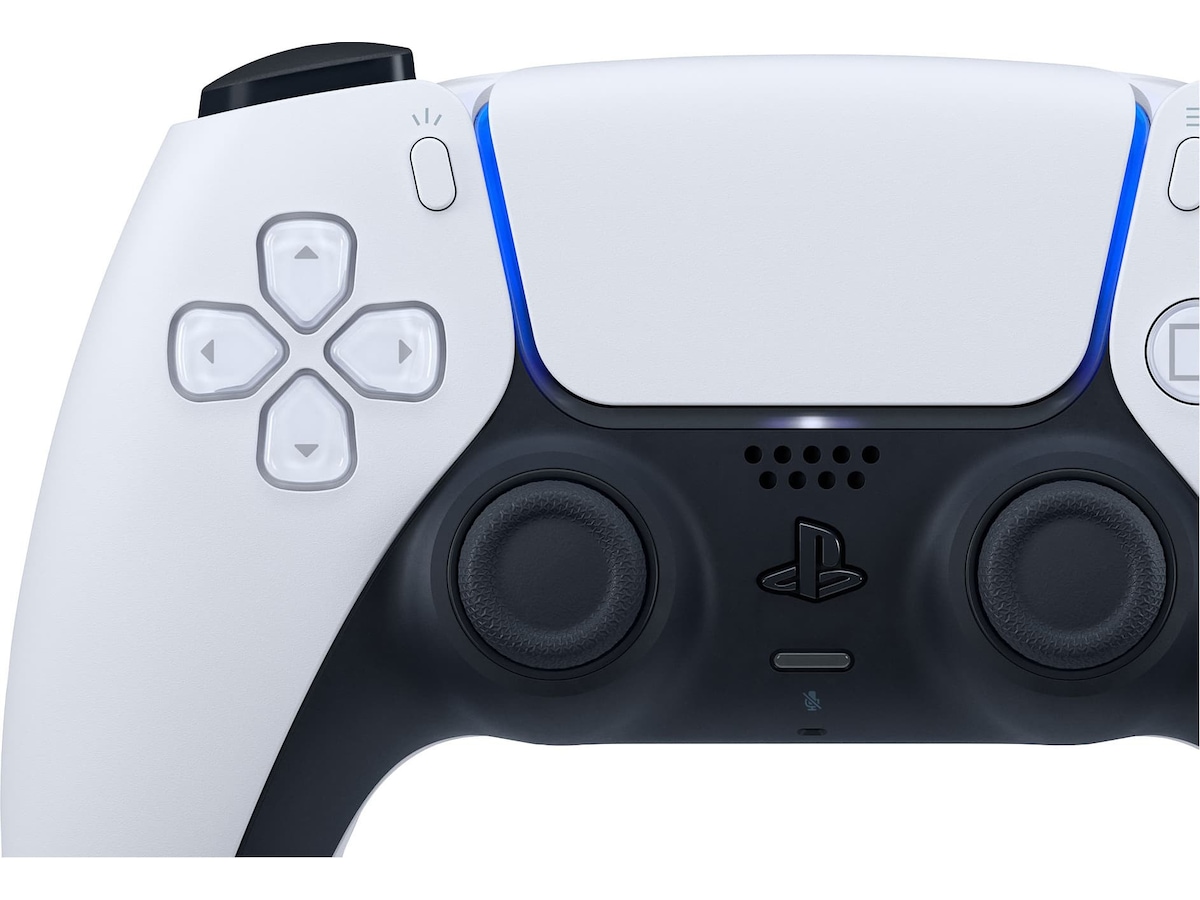 PlayStation 5 DualSense-kontroller V2 (Vit) Tillbehör till PS5