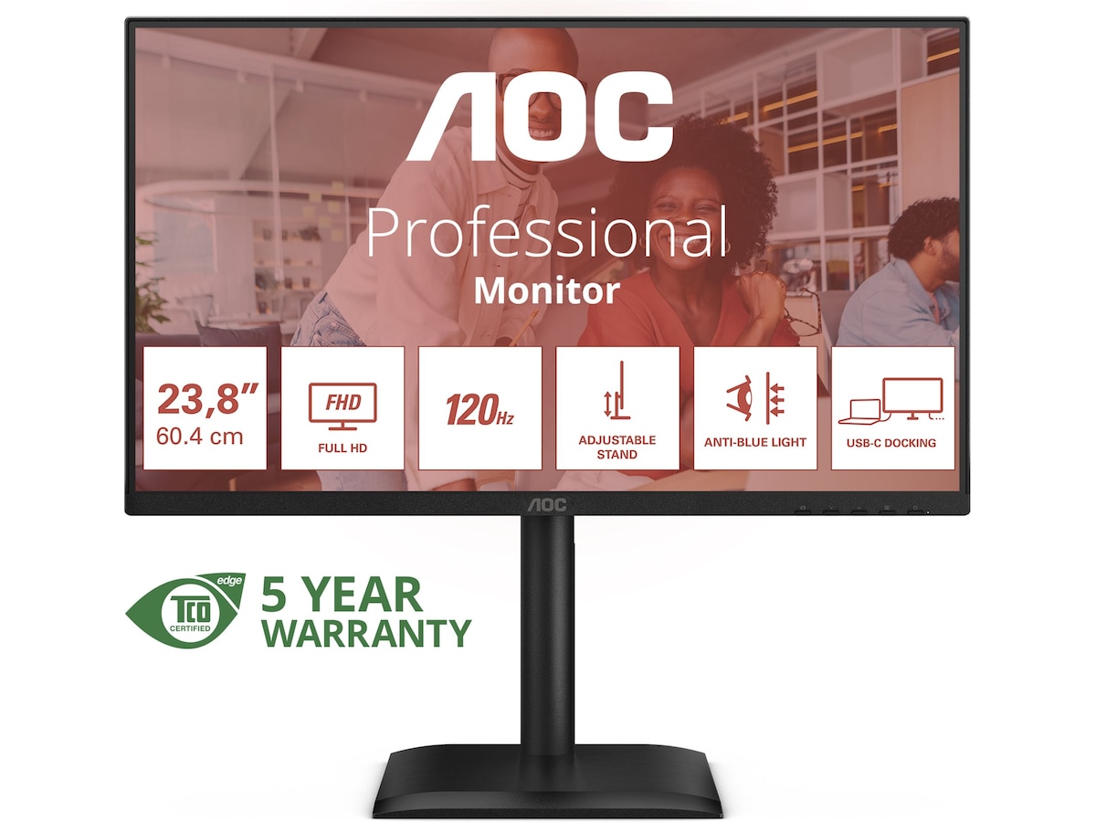 AOC 24" skärm 24E4CV Datorskärm