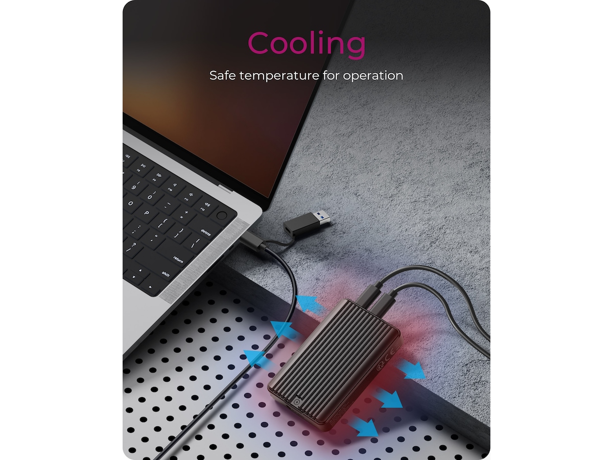 ICY BOX M.2 SSD-Enclosure Externa Chassi