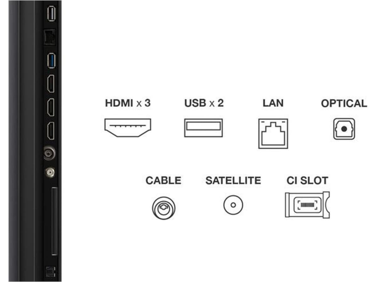 TCL 55" C69KS 4K QD-Mini LED Google TV 70 - 79 tums TV