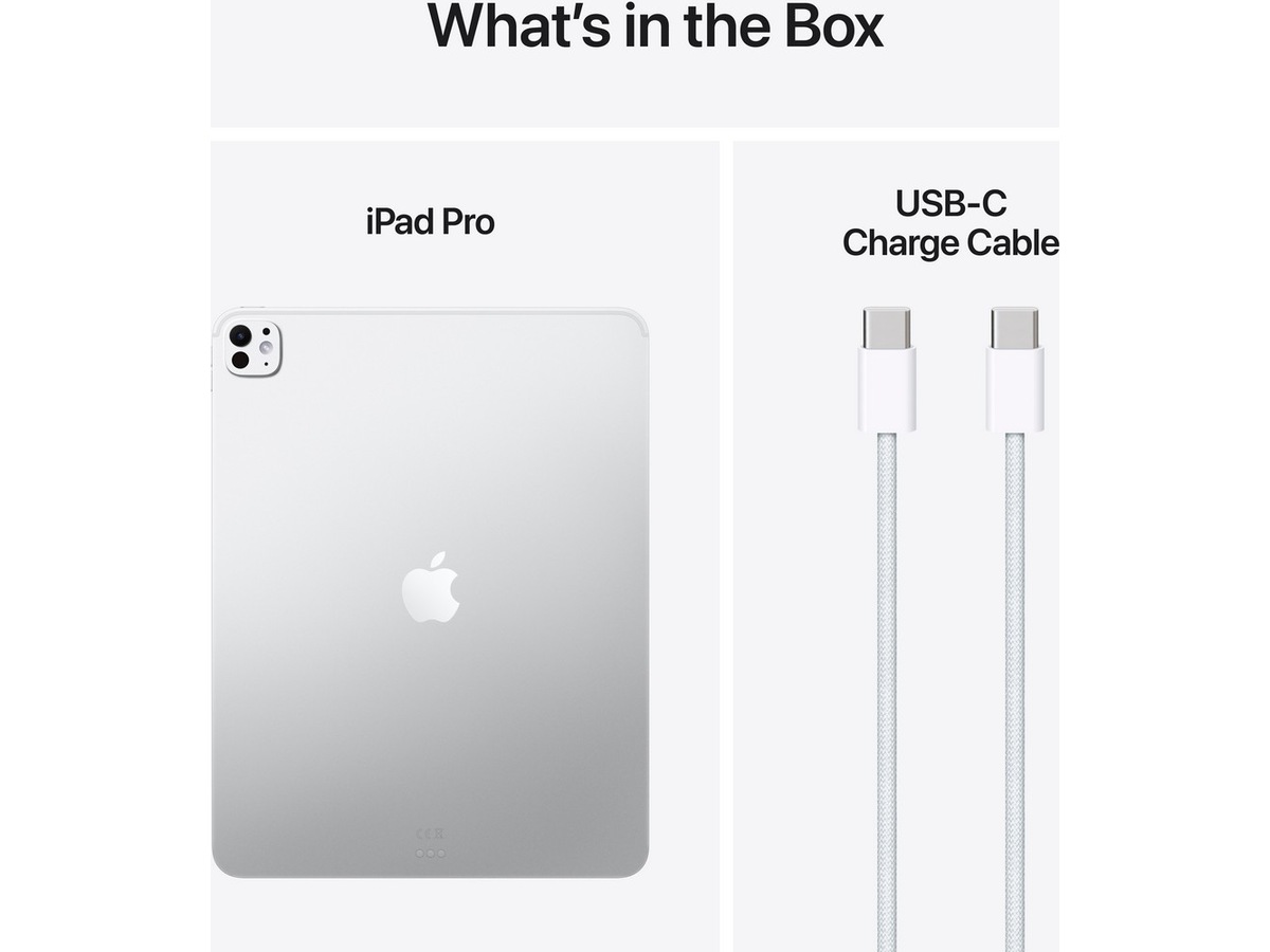 13-inch iPad Pro Wi‑Fi 512GB with standard glass - Silver Surfplattor