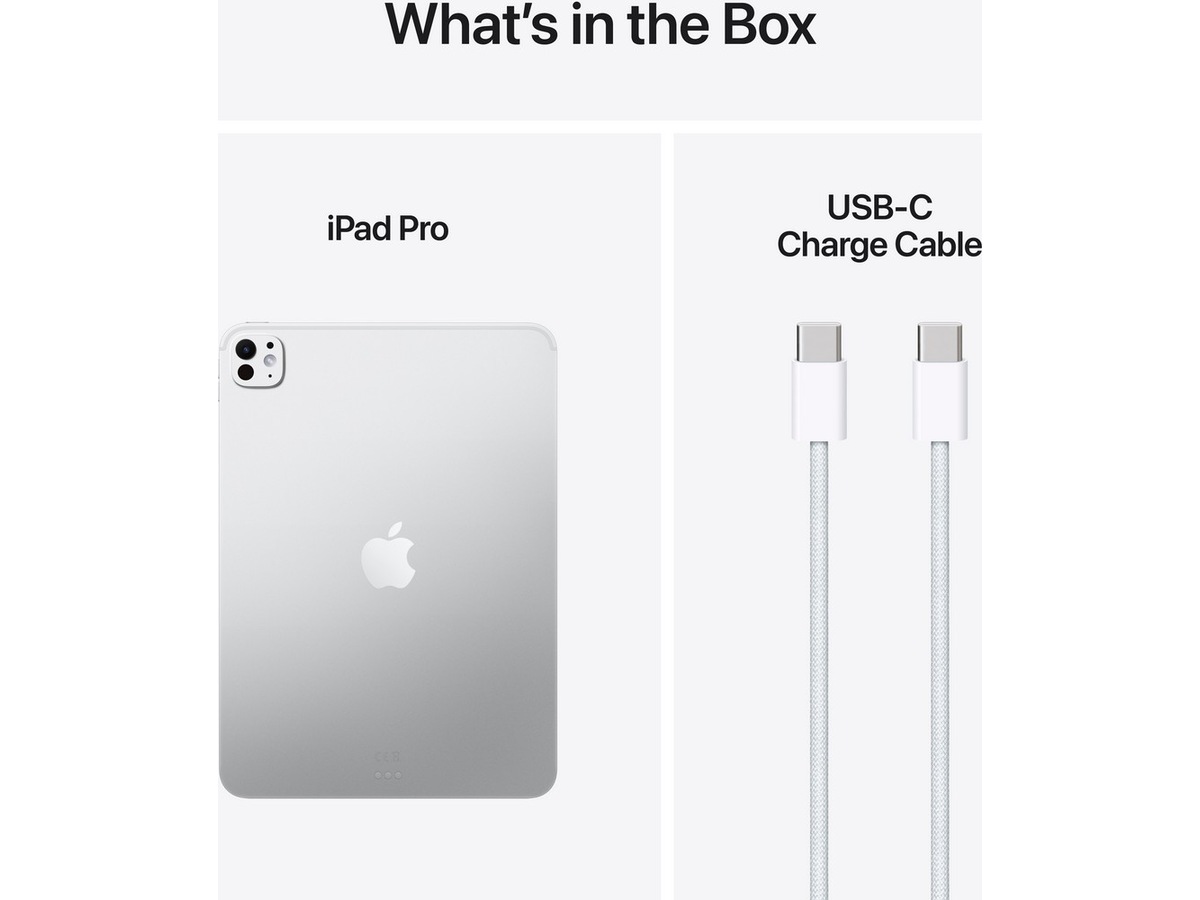 11-inch iPad Pro Wi‑Fi + Cellular 1TB with standard glass - Silver Surfplattor