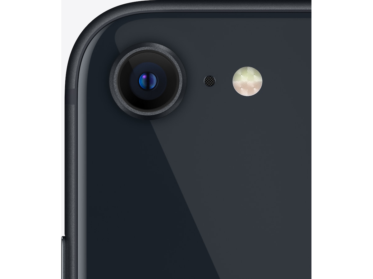 Apple iPhone SE (2022) 64GB (sort) - Gradering B Mobiltelefoner