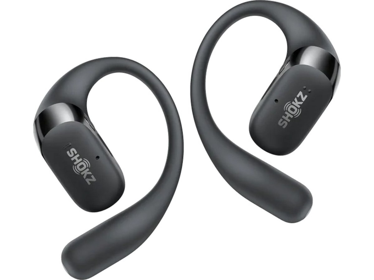 SHOKZ OpenFit 2+ Trådlösa öronsnäckor, On-Ear (sort) In-ear hörlurar