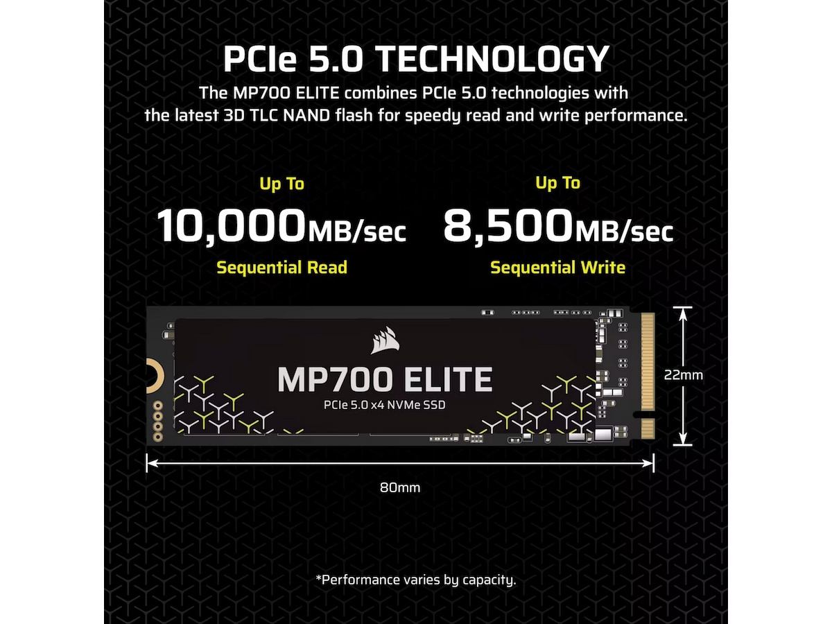 Corsair MP700 ELITE 4TB SSD M.2