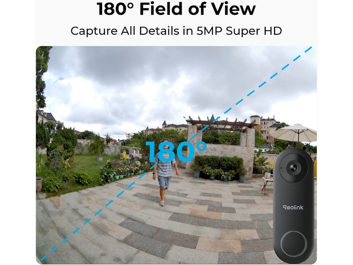 Reolink Video Doorbell WiFi (svart) Ringklockor