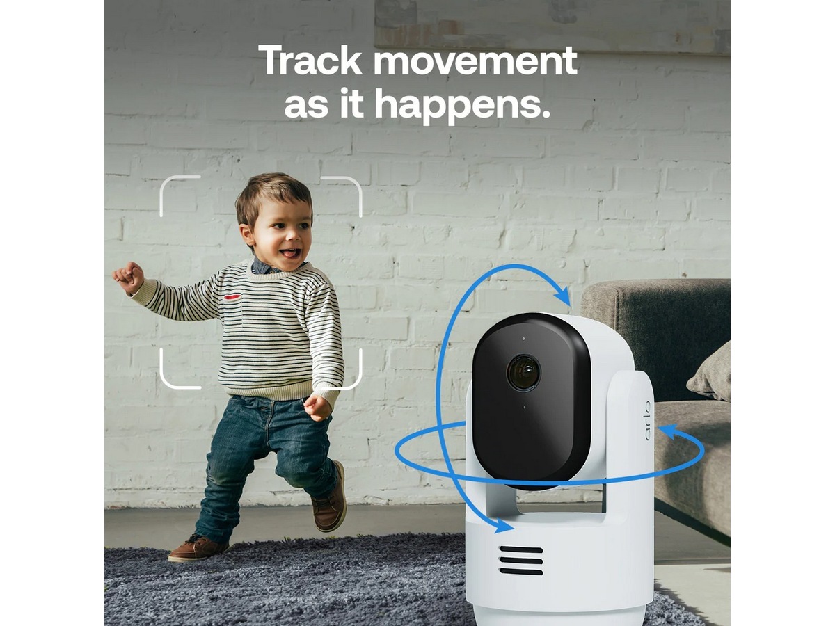 Arlo Essential 3 2K PTZ inomhusövervakningskamera 2-pack Övervakningskamera