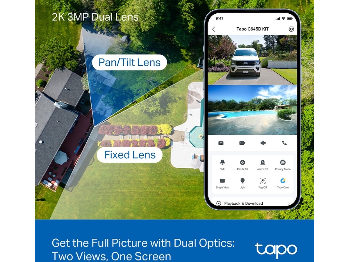 TP-Link Tapo C645D KIT Solcellsdriven säkerhetskamera Övervakningskamera